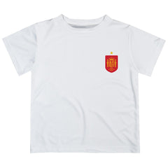 Spain National Team Vive La Fete Youth Impressions Artwork T-Shirt for sale - White