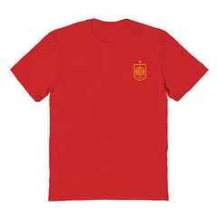 Spain National Team Vive La Fete Women's Impressions Artwork Fitted T-Shirt for sale - Red
