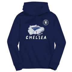 Chelsea Vive La Fete Youth Stadium Style Hoodie - Navy discount