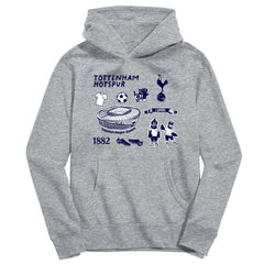 Tottenham Hotspur Vive La Fete Toddler Impressions Icons Hoodie Sale - Gray