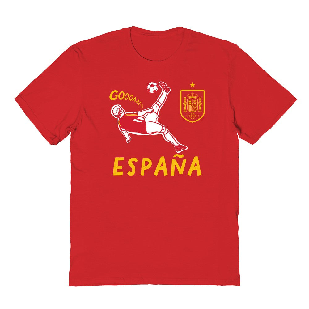 Spain National Team Vive La Fete Youth Chilena Style T-Shirt - Red discount