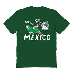 Mexico National Team Vive La Fete Youth Chilena Style T-Shirt - Green outlet