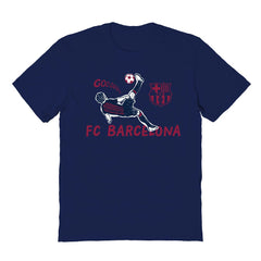 Barcelona Vive La Fete Youth Chilena Style T-Shirt on sale - Navy