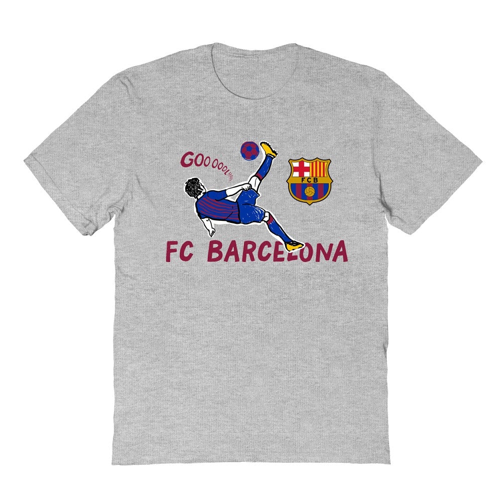 Barcelona Vive La Fete Youth Chilena Style T-Shirt on sale - Gray