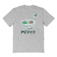 Mexico National Team Vive La Fete Youth Chilena Style T-Shirt for sale - Gray