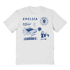 Chelsea Vive La Fete Youth Impressions Icons T-Shirt on sale - White