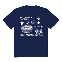 Tottenham Hotspur Vive La Fete Toddler Impressions Icons T-Shirt Sale - Navy
