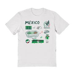 Mexico National Team Vive La Fete Toddler Impressions Icons T-Shirt for sale - White