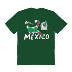 Mexico National Team Vive La Fete Women's Chilena Style T-Shirt for sale - Green