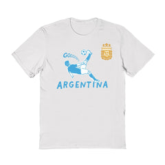 Argentina National Team Vive La Fete Women's Chilena Style T-Shirt - White for sale