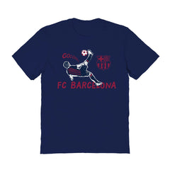 Barcelona Vive La Fete Women's Chilena Style T-Shirt - Navy cheap