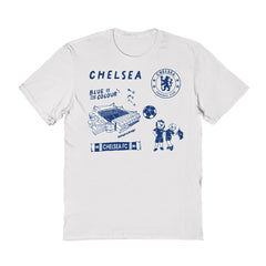 Chelsea Vive La Fete Women's Impressions Icons T-Shirt - White sale