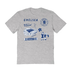 Chelsea Vive La Fete Women's Impressions Icons T-Shirt on sale - Gray