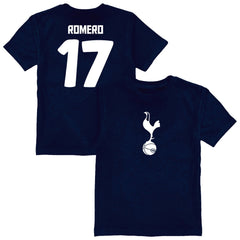 Cristian Romero Tottenham Hotspur Vive La Fete Youth Player Name & Number Color Badge T-Shirt Sale - Navy