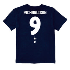 Richarlison Tottenham Hotspur Vive La Fete Youth Player Name & Number Stadium Style T-Shirt Sale - Navy