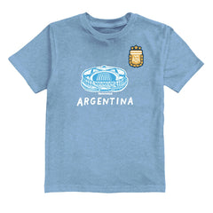 Lautaro Martinez Argentina National Team Vive La Fete Youth Player Name & Number Stadium Style T-Shirt - Light Blue cheap