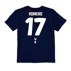Cristian Romero Tottenham Hotspur Vive La Fete Youth Player Name & Number Stadium Style T-Shirt Sale - Navy