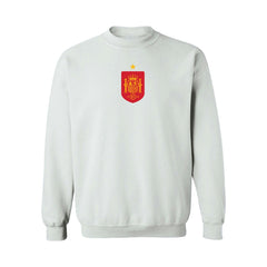 Spain National Team Vive La Fete Women's Color Badge Sweatshirt - White sale
