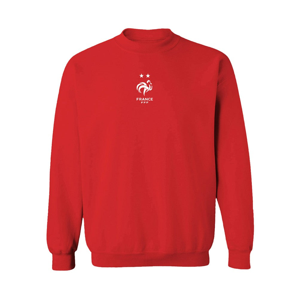 France National Team Vive La Fete Women's Color Badge Sweatshirt for sale - Red