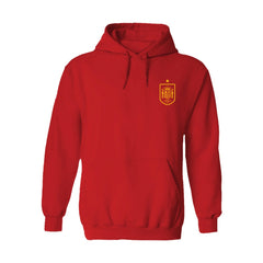 Spain National Team Vive La Fete Women's Color Badge Fleece Hoodie - Red discount