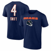 D'Andre Swift Chicago Bears Team Wordmark T-Shirt - Navy on sale