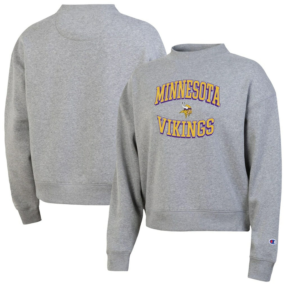 Minnesota Vikings Champion Women's Triumph Tri-Blend Sweatshirt - Gray on sale
