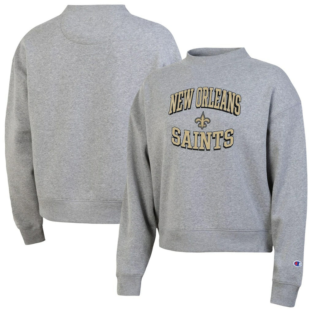 New Orleans Saints Champion Women's Triumph Tri-Blend Sweatshirt - Gray discount