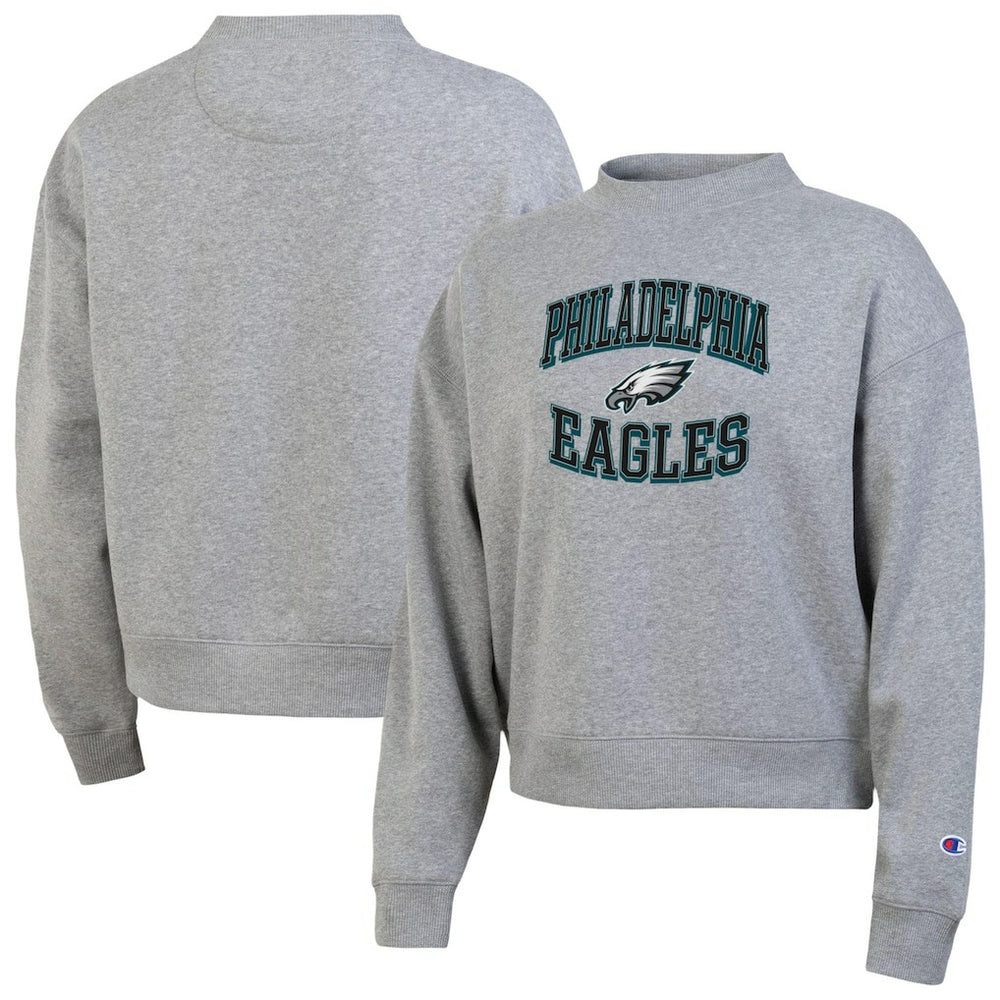 Philadelphia Eagles Champion Women's Triumph Tri-Blend Sweatshirt - Gray on sale