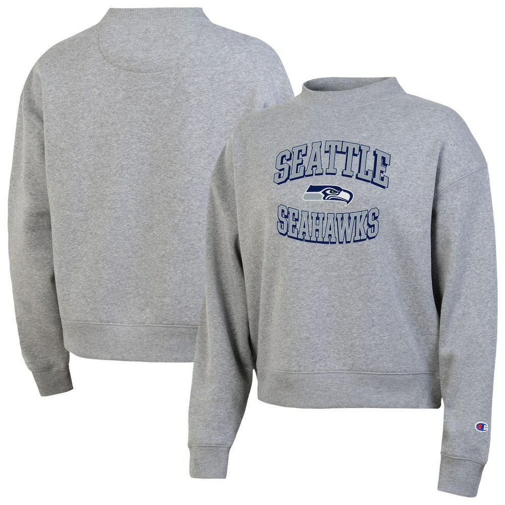 Seattle Seahawks Champion Women's Triumph Tri-Blend Sweatshirt - Gray for sale