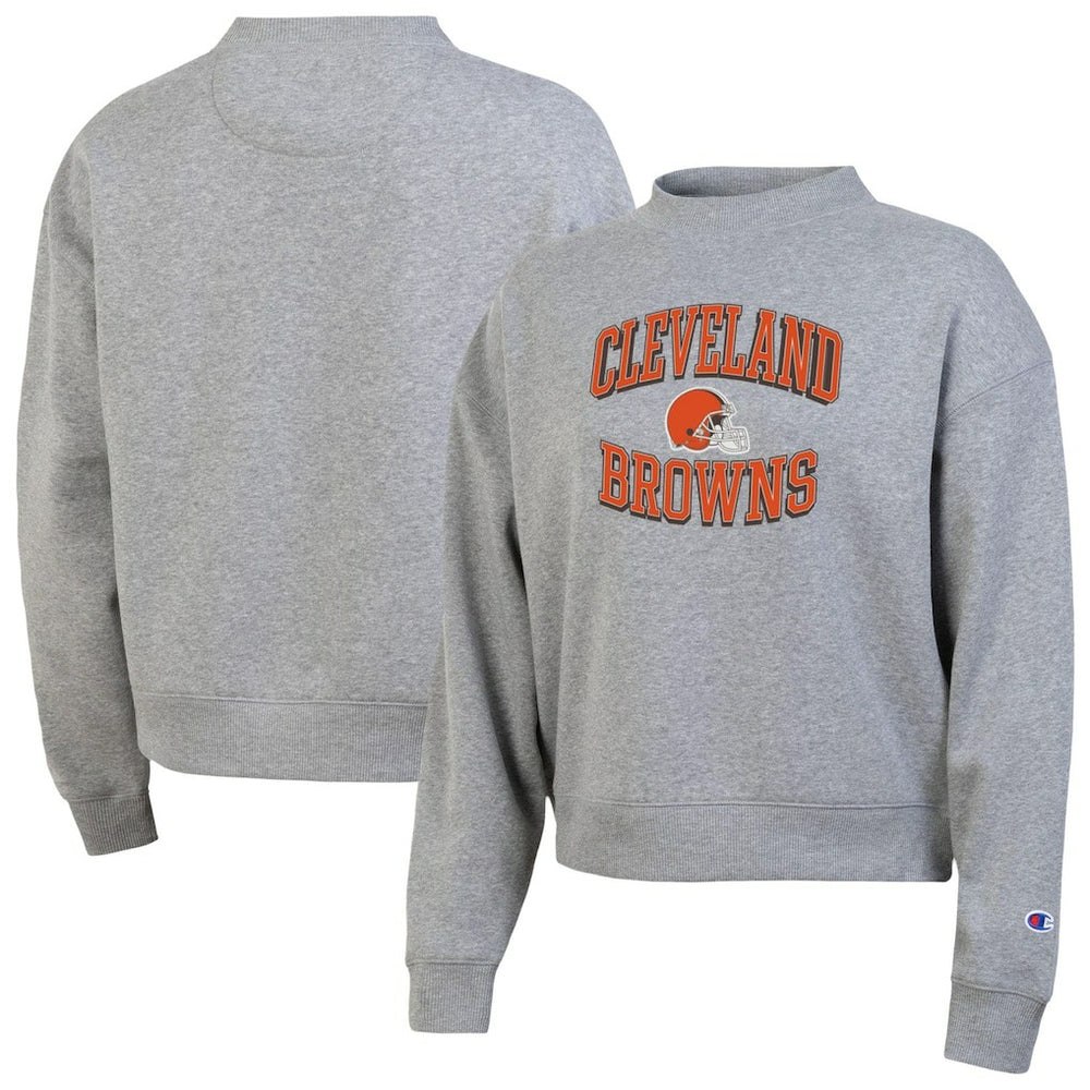 Cleveland Browns Champion Women's Triumph Tri-Blend Sweatshirt - Gray for sale