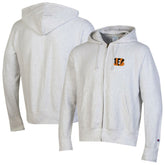 Cincinnati Bengals Champion Reverse Weave Full-Zip Hoodie - Gray for sale