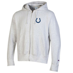 Indianapolis Colts Champion Reverse Weave Full-Zip Hoodie - Gray on sale