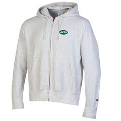 New York Jets Champion Reverse Weave Full-Zip Hoodie - Gray outlet