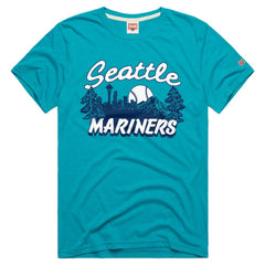 Seattle Mariners Homage Tri-Blend Hyperlocal T-Shirt Teal