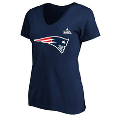 Drake Maye New England Patriots Women's Super Bowl LX Patch Plus Size Name & Number V-Neck T-Shirt - Navy discount