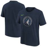 Minnesota Timberwolves Youth Team Essential Logo T-Shirt - Navy outlet