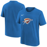 Oklahoma City Thunder Youth Team Essential Logo T-Shirt - Blue shop