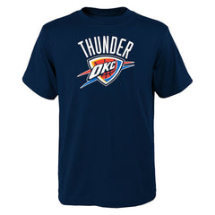 Oklahoma City Thunder Outerstuff Youth Primary Logo T-Shirt - Navy on sale