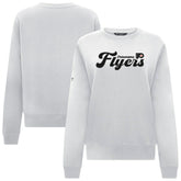 Philadelphia Flyers Levelwear Women's Yvette Big Script Tri-Blend Sweatshirt - White Sweatshirts
