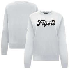 Philadelphia Flyers Levelwear Women's Yvette Big Script Tri-Blend Sweatshirt - White Sweatshirts