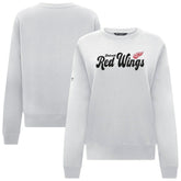 Detroit Red Wings Levelwear Women's Yvette Big Script Tri-Blend Sweatshirt - White Sweatshirts