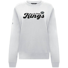 Los Angeles Kings Levelwear Women's Yvette Big Script Tri-Blend Sweatshirt - White Sweatshirts