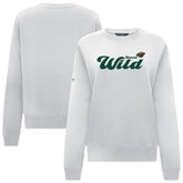 Minnesota Wild Levelwear Women's Yvette Big Script Tri-Blend Sweatshirt - White Sweatshirts