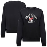Detroit Red Wings Levelwear Women's Yvette Limelight Big Letter Sweatshirt - Black Sweatshirts