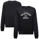 Dallas Stars Levelwear Women's Yvette Limelight Big Letter Sweatshirt - Black Sweatshirts