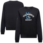 Utah Mammoth Levelwear Women's Yvette Limelight Big Letter Sweatshirt - Black Sweatshirts