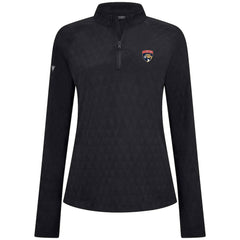 Florida Panthers Levelwear Women's Spike Raglan Quarter-Zip Top - Black Tops