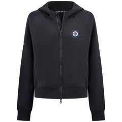 Winnipeg Jets Levelwear Women's Judd Raglan Full-Zip Hoodie - Black Hoodies
