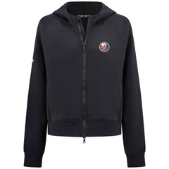 New York Islanders Levelwear Women's Judd Raglan Full-Zip Hoodie - Black Hoodies