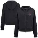 Ottawa Senators Levelwear Women's Judd Raglan Full-Zip Hoodie - Black Hoodies